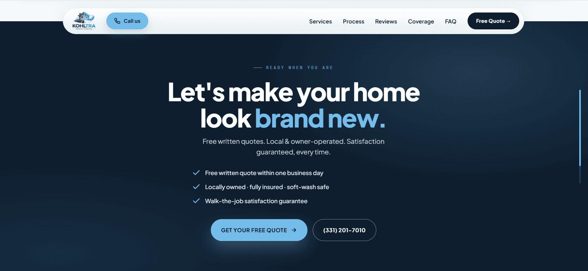 Kohltra call-to-action