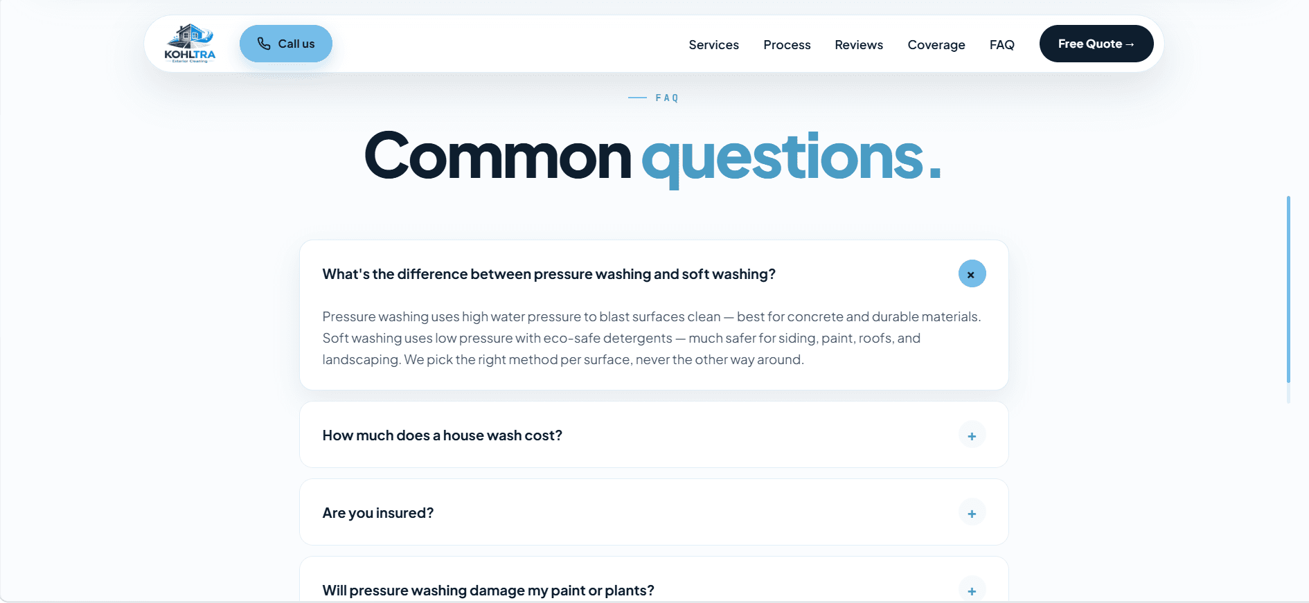 Kohltra FAQ